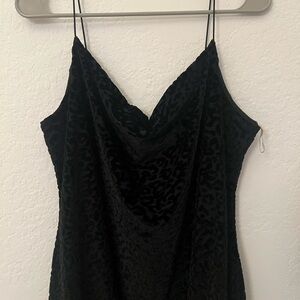 Popular Basics Black Textured Dress